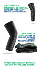 Pack 2 Rodilleras acupresión-¡REGALO! 1 gel para articulaciones