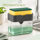 Dispenser de Detergente con Esponja 2 en 1