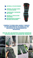 Pack 2 Rodilleras acupresión-¡REGALO! 1 gel para articulaciones