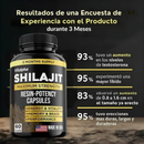 Shilajit 60 Capsulas- ¡REGALO! Pack X6 Ejercitador de mandíbula