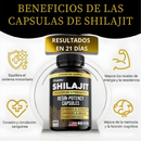 Shilajit 60 Capsulas- ¡REGALO! Pack X6 Ejercitador de mandíbula