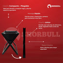 🔥Asador Portátil Plegable con Diseño Compacto y Transporte Fácil al Exterior