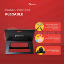 🔥Asador Portátil Plegable con Diseño Compacto y Transporte Fácil al Exterior