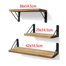Pack 3 Repisas Flotantes Madera