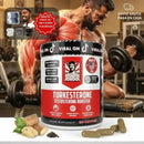 Testosterona Turkesterone 120 Capsulas-¡REGALO! Pack X6 Ejercitador de mandíbula