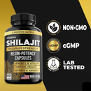 Shilajit 60 Capsulas- ¡REGALO! Pack X6 Ejercitador de mandíbula