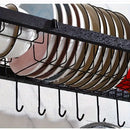 Estante de Cocina de Dos Niveles – Escurridor Elegante y Multifuncional de Acero Inoxidable