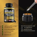 Shilajit 60 Capsulas- ¡REGALO! Pack X6 Ejercitador de mandíbula