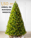 Árbol de Navidad Mágico con Micro Luces LED Multicolor y Control Remoto | REGALO Incluido