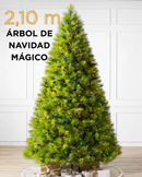 Árbol de Navidad Mágico con Micro Luces LED Multicolor y Control Remoto | REGALO Incluido