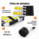Escalera Telescópica de Aluminio – Compacta, Resistente y Segura