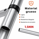 Escalera Telescópica de Aluminio – Compacta, Resistente y Segura