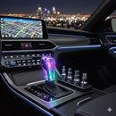 Perilla de Cambios de Cristal Universal con LED RGB – Estilo y Lujo para tu Auto 🚘🕹️