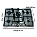 Parrilla Estufa 5 Quemadores Shorbull