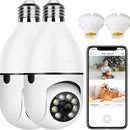 Cámara Bombillo Robótica Wi-Fi 360° con Visión Nocturna y Detección de Movimiento
