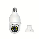 Cámara Bombillo Robótica Wi-Fi 360° con Visión Nocturna y Detección de Movimiento