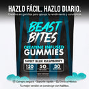 Creatina Gomitas Beast Bites- GRATIS 1 gel chupa panza 60 g