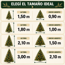 Árbol de Navidad Mágico con Micro Luces LED Multicolor y Control Remoto | REGALO Incluido