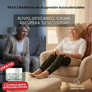 Pack 2 Rodilleras acupresión-¡REGALO! 1 gel para articulaciones