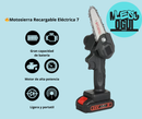 🔥Motosierra Recargable Eléctrica 7”